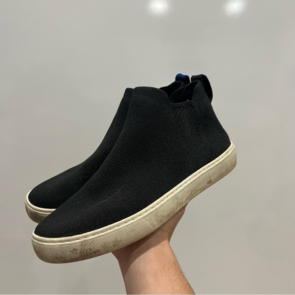 Rothy’s The Chelsea Sneaker Ankle Boot Black - Picture 8 of 8
